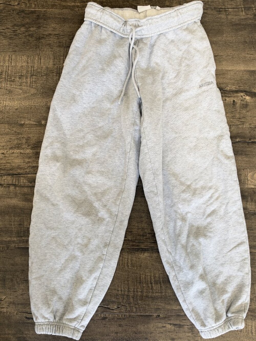 Aritzia Megafit Sweatfleece Cozy Fleece Light Gray Sweatpants XS